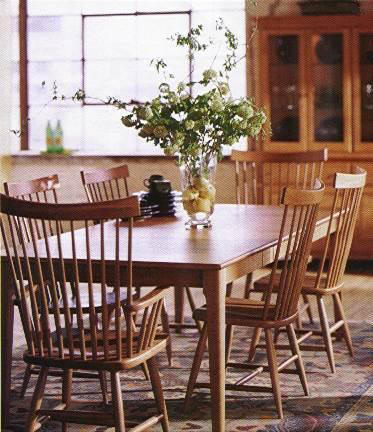 Shaker Cherry dining table: picture courtesy Storehouse Furniture, Inc.